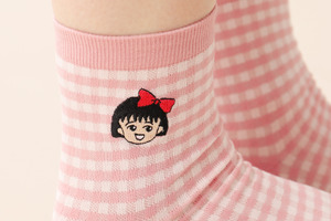 さくらももこ×靴下屋「ちびまる子ちゃん」「コジコジ」デザインの8アイテムが販売 画像