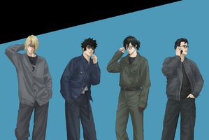 「PSYCHO-PASS」狡噛、宜野座らのクールなサングラス姿がイケメンすぎる…！POP UP SHOP開催 画像