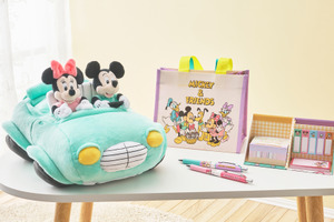 「ミッキー＆フレンズ」のステーショナリーが登場！レトロアートなティッシュボックスカバー、メモボックスなど♪ 画像