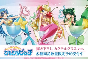 「ぴちぴちピッチ」るちあ、波音、リナが描き下ろし♪ アクスタやトートバッグなどの新作グッズ登場 画像