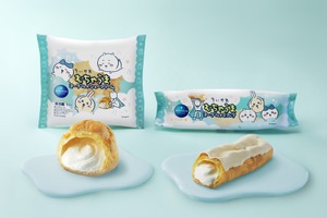 「ちいかわ」暑い夏にむちゃうま！“ヨーグルトシュークリーム”イメージのコラボスイーツ登場 画像