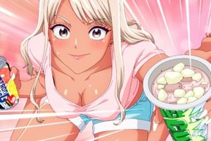 夏アニメ「人妻の唇は缶チューハイの味がして」日焼けギャルと再会－ 既婚者なのに甘えてきて… 第2話先行カット 画像