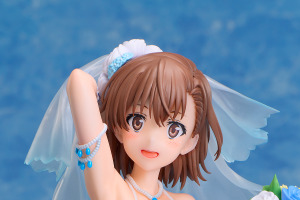 「とある科学の超電磁砲」純白の水着、まぶしい笑顔…御坂美琴がウェディング水着姿でフィギュア化！ 画像