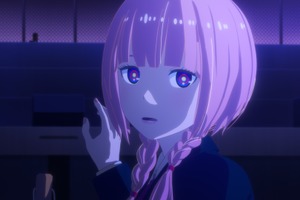 夏アニメ「神椿市建設中。」夜河世界が未来を察知―神椿市が危ない!? 第1話先行カット 画像