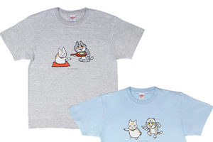 「夏目友人帳」ニャンコ先生＆仕事猫のコラボ、ヨシ！ Tシャツの好みのカラーが選べる“ちょこっとセレクト”が嬉しい♪ 画像
