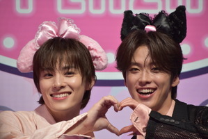 JO1川西拓実＆河野純喜がマイメロ＆クロミにメロメロ～♪ 2人の“メロクロな関係”が明らかに!? 画像