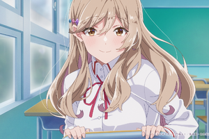 夏アニメ「わたなれ」ふわふわ天使の紫陽花（CV安齋由香里）に手を繋がれて舞い上がるれな子だが… 第3話先行カット 画像