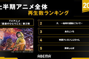 2025年アニメ上半期ランキング発表！「薬屋のひとりごと」が1位を総なめ!!「チ。」も躍進【ABEMA】 画像