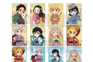 「鬼滅の刃」炭治郎、煉獄杏寿郎、宇髄天元たちがはんなり和装姿に♪ 京都「おこしバス」コラボグッズ登場 画像