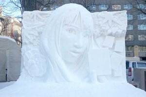 さっぽろ雪まつりに「ちはやふる」　 高さ3mでティザービジュアル再現 画像