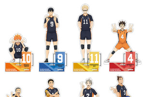 「ハイキュー!!」日向や影山たち烏野メンバーが背番号を表現♪個性あふれるポーズのグッズ登場＆アニメイトでフェア開催 画像