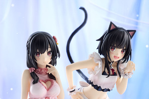 「このすば」めぐみんが猫耳メイド、ゆんゆんがネグリジェ姿でフィギュアに！ 原作版のイラストがモチーフ 画像