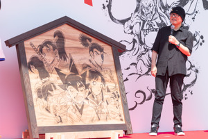 「真・侍伝 YAIBA」青山剛昌が3日間かけて書き上げた大絵馬を奉納！「200年経った時に、令和の時代を象徴する世相の絵として」東京・浅草寺イベントレポ 画像