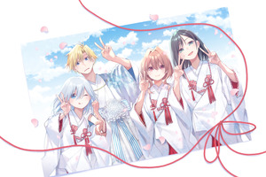 巫女三姉妹と紡ぐラブコメ「甘神さんちの縁結び」約4年半の連載が完結！「五等分の花嫁」春場ねぎもイラスト＆コメント 画像