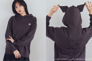 「サンリオ」マイメロ＆クロミの“耳”付きパーカーでなりきり気分♪ かわいすぎる 「earth music&ecology」コラボアイテム 画像