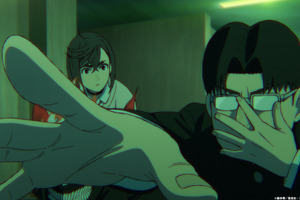 夏アニメ「ダンダダン」モモとオカルンが金の玉が出ると噂の団地に向かうが…金太が尾行してきて!? 第22話先行カット 画像