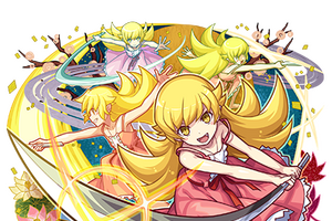 ぱないの！「〈物語〉シリーズ」忍野忍、戦場ヶ原ひたぎ、八九寺真宵、羽川翼らが限定登場！「モンスト」コラボ 画像