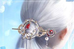 「葬送のフリーレン」フリーレンのケープ＆杖、ヒンメルの故郷の花“蒼月草”がモチーフ！2WAYタイプのヘアアクセサリー登場 画像