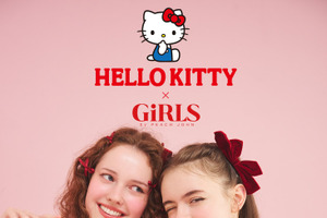 ハローキティの愛らしさたっぷり♪ レトロ感がいま刺さるランジェリー＆ルームウェアが登場　PEACH JOHNの妹ブランドとコラボ 画像
