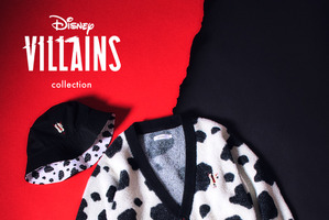 ディズニーヴィランズがコラボアパレルで登場♪ アースラ、クルエラ、マレフィセント、毒リンゴをデザイン【グラニフ】 画像