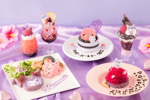 「サンリオ」クロミがギャルに!?  Y2Kをイメージしたイマドキファッション、ムラサキ×ピンクがカワイイ♪テーマカフェ開催 画像