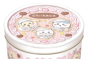 「ちいかわ」クリスマス気分を盛り上げる！個包装のデザインまで可愛い、ホールケーキのような缶とツリー形のお菓子BOXが展開 画像