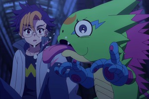 秋アニメ「DIGIMON BEATBREAK」トモロウ（CV.入野自由）が感情を爆発させたとき、現れたのは…デジモン新作が開幕！第1話場面カット 画像