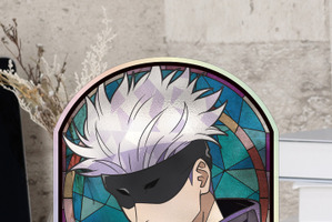 「呪術廻戦」虎杖悠仁、五条悟、狗巻棘たちを“アール・ヌーヴォー×ステンドグラス”で表現♪ 新グッズ6種が登場 画像