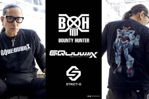 「ガンダム GQuuuuuuX」裏原宿発信ブランドの元祖「BOUNTY HUNTER」とコラボ！ Tシャツ登場 画像