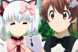 秋アニメ「終末ツーリング」廃墟の秋葉原で“執事とメイド”のコスプレで大盛り上がり♪ 第4話先行カット 画像