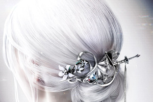 「NieR:Automata」2Bと9Sの想いを髪に…！“貴女と共に戦えて光栄でした”セリフも刻印　「MAYLA」ヘアアクセサリー 画像