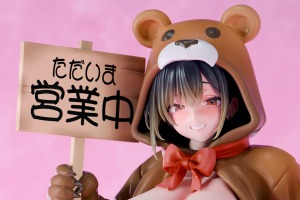 着ぐるみ女子が“お仕事中”♪ 窮屈そうなヒップと露出過多の正面のギャップがエグい…！フィギュア登場 画像