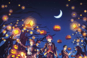「ツイステアニメ」リドル、トレイ、ケイトのハロウィンイラストが公開！山下誠一郎、花江夏樹ら声優陣も配信スタートで大盛り上がり♪ 画像