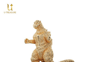 「ゴジラ」（1954年）の原点が黄金で蘇る…！世界限定100体の18金製フィギュア登場 画像