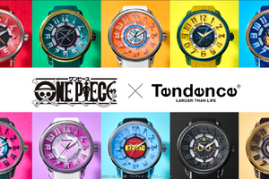 「ワンピース」ルフィの胸の傷、ゾロの和道一文字、サンジの眉毛…“麦わらの一味”をギュッと凝縮♪ Tendenceのコラボウォッチ登場 画像