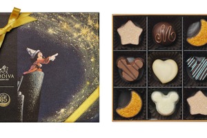 まるでミッキーマウスの魔法の輝き♪ ミッキー型の限定チョコも！ ゴディバでディズニー映画「ファンタジア」コレクション 画像