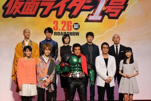 45年ぶりのマスクオフ姿！藤岡弘、再び「仮面ライダー1号」ライダースーツで参上 画像