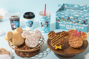 「ディズニー」ミキミニと空に憧れ旅へ♪ オリジナルカップやグッズもカワイイ！パン＆ドリンクスタンドが羽田空港にオープン 画像