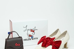 「サンリオ」キティ＆クロミ、上品な大人かわいいを叶えるレディースシューズに！ミニショルダーバッグのセットで登場 画像