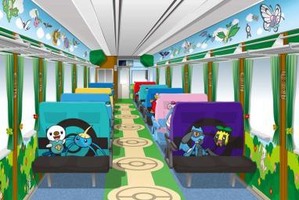 ポケモン・ラッピング電車「POKEMON with YOUトレイン」　JR東日本・大船渡線を運行 画像