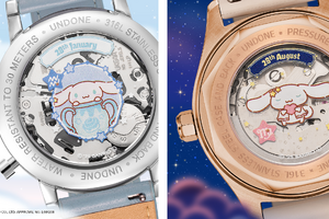 「サンリオ」かわいいシナモロール＆ダイヤモンド煌めく…“夢が叶う時計”誕生！ウォッチブランドとコラボ 画像