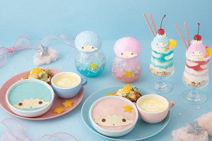 キキ＆ララの“ゆめかわ”全開♪ 星空オムカレーやふわふわ雲コーヒーも！ オリジナルメニュー＆グッズのカフェ開催 画像