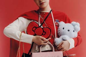 「ハローキティ」リボンのふわふわバッグや、ラインストーンのスウェットも♪ キュートが止まらない！「FURFUR」初コラボ 画像