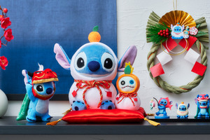 「ディズニー」プーさん＆スティッチが2026年の干支・うまに変身!? 鏡餅や門松、しめ飾りなどお正月アイテム登場 画像