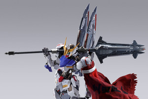 「もっとよこせ、バルバトス！」ガンダム・バルバトスがMETAL BUILDより登場！太刀もマントもブーメランメイスも全部乗せ！ 画像