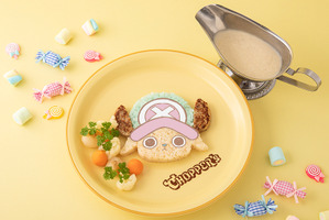超絶カワイイ！「ワンピース」チョッパーのお顔カレーに、好物の綿あめパフェも♪ SNS映え必須のカフェが渋谷に期間限定オープン 画像