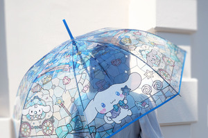 【待望の再入荷】「サンリオ」シナモロールのステンドグラス傘♪ きらめく幻想的なデザインが美しすぎる～ 画像