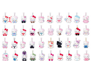 「サンリオ」キティちゃんが制服、ギャル、赤ちゃんに!? 全51種類のキティちゃんのマスコットが登場 画像