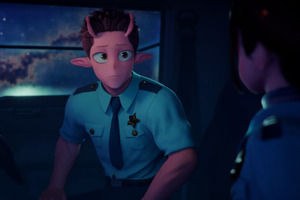 劇場版「銀河特急 ミルキー☆サブウェイ」キービジュアル＆予告編が公開！新キャラ・アサミ巡査(CV.小野賢章)らもお披露目 画像