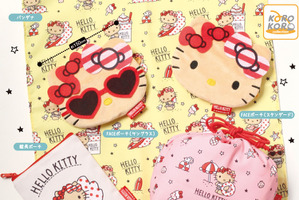 “最強ギャル”ハローキティ♪寒さも楽しめる日焼け姿のかわいいポーチやBIG巾着が登場 画像